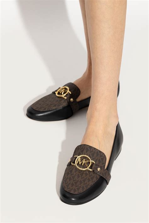 michael michael kors may tumbled leather loafers|Leather MICHAEL Michael Kors Loafers + FREE SHIPPING.